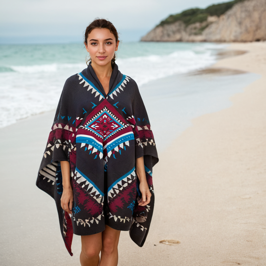 towelling poncho for adults
