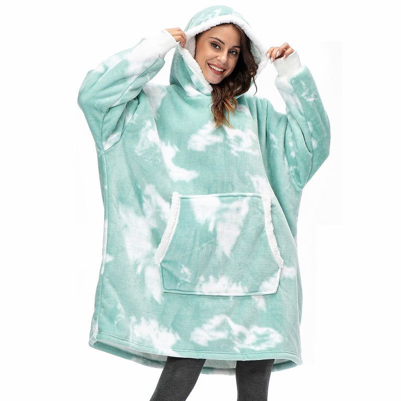 Socialite Hooded Sherpa Throw 3