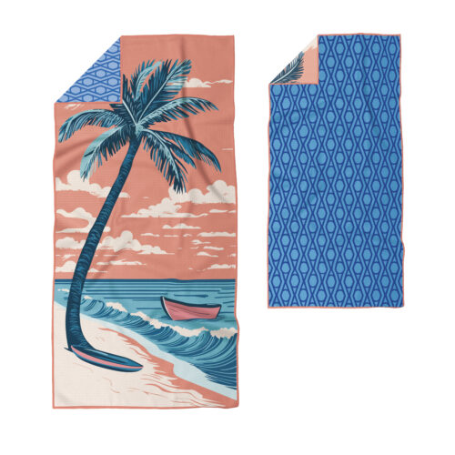 Tropical Sunset Palm Tree