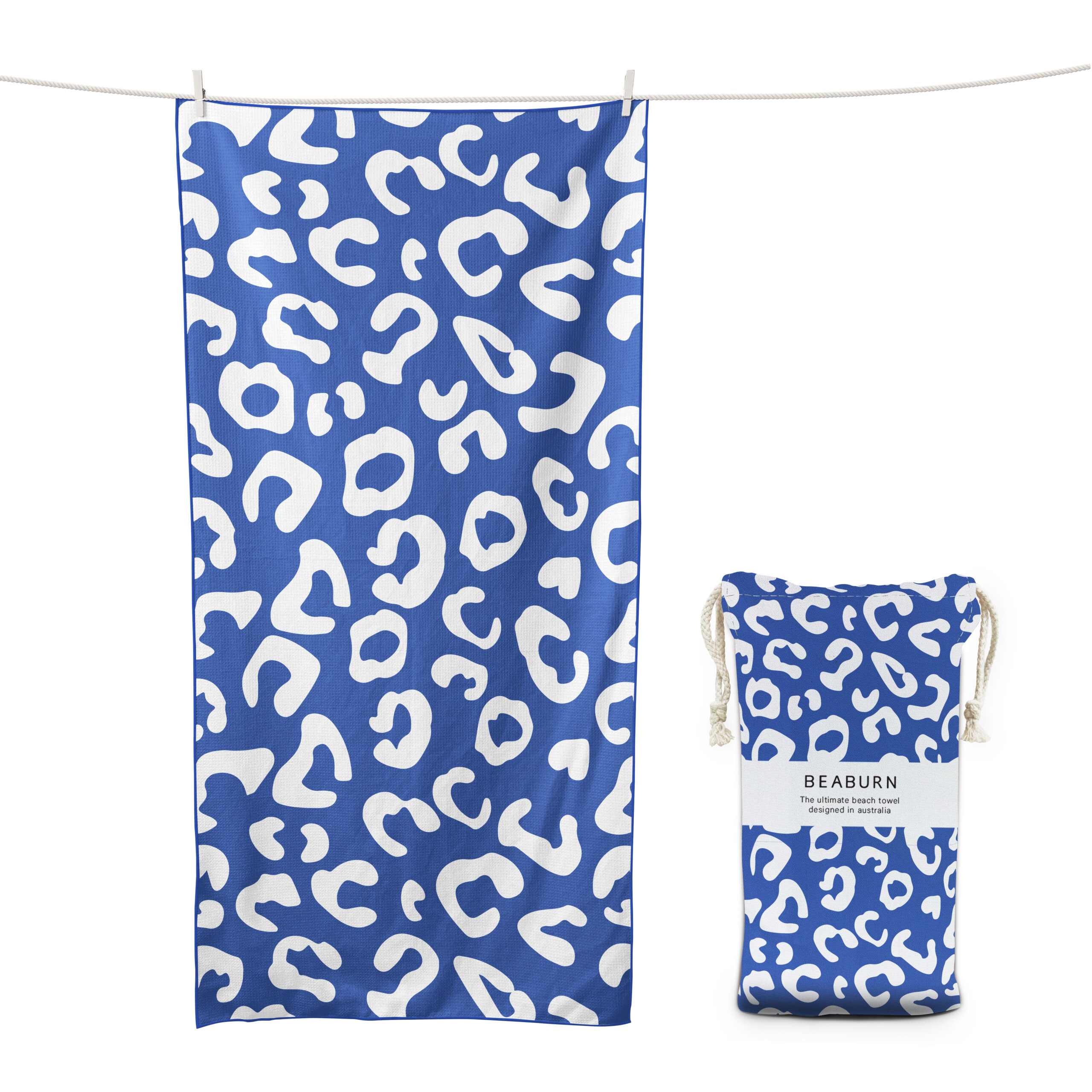 Bold Blue Leopard Vibes