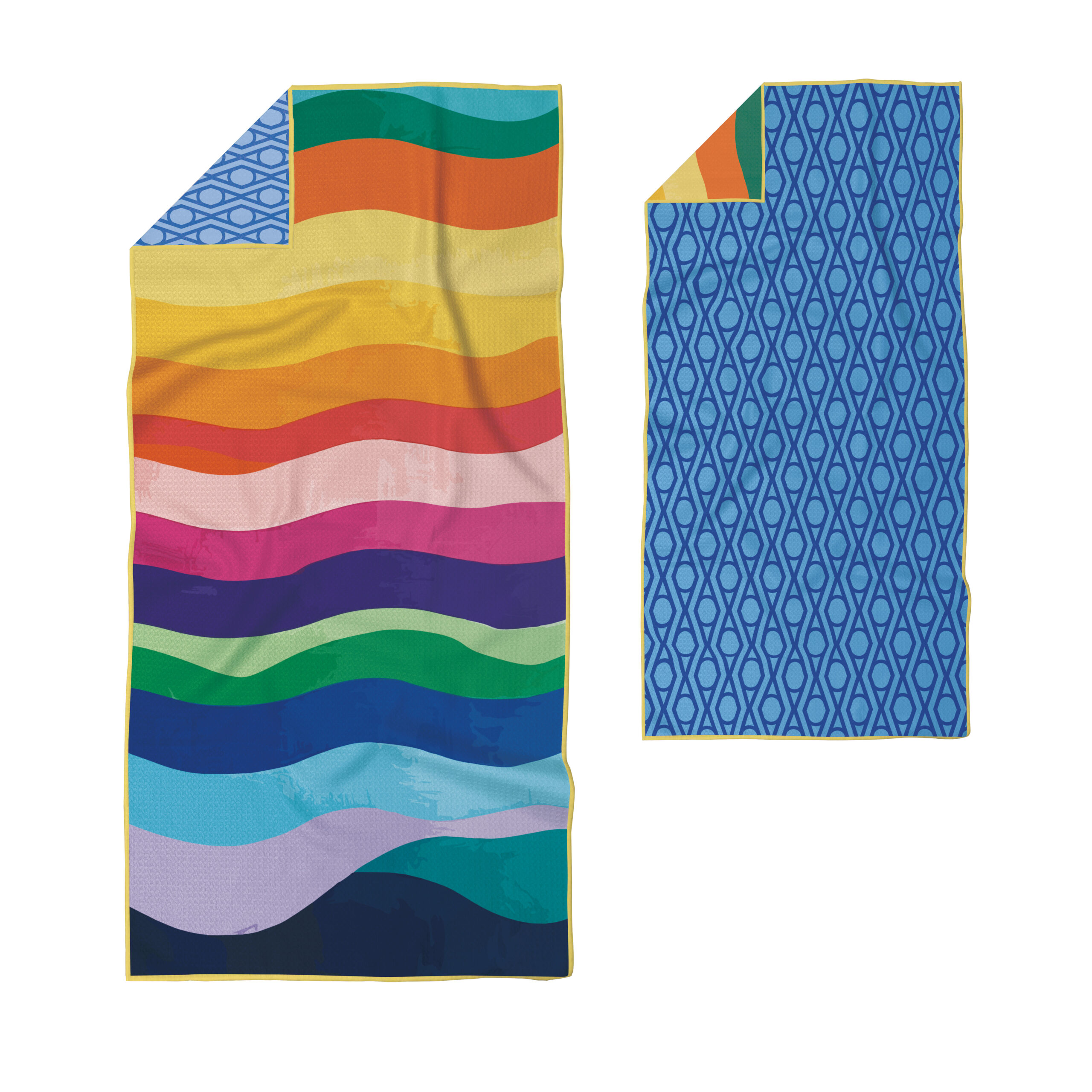 Colorful Abstract Stripes Wave