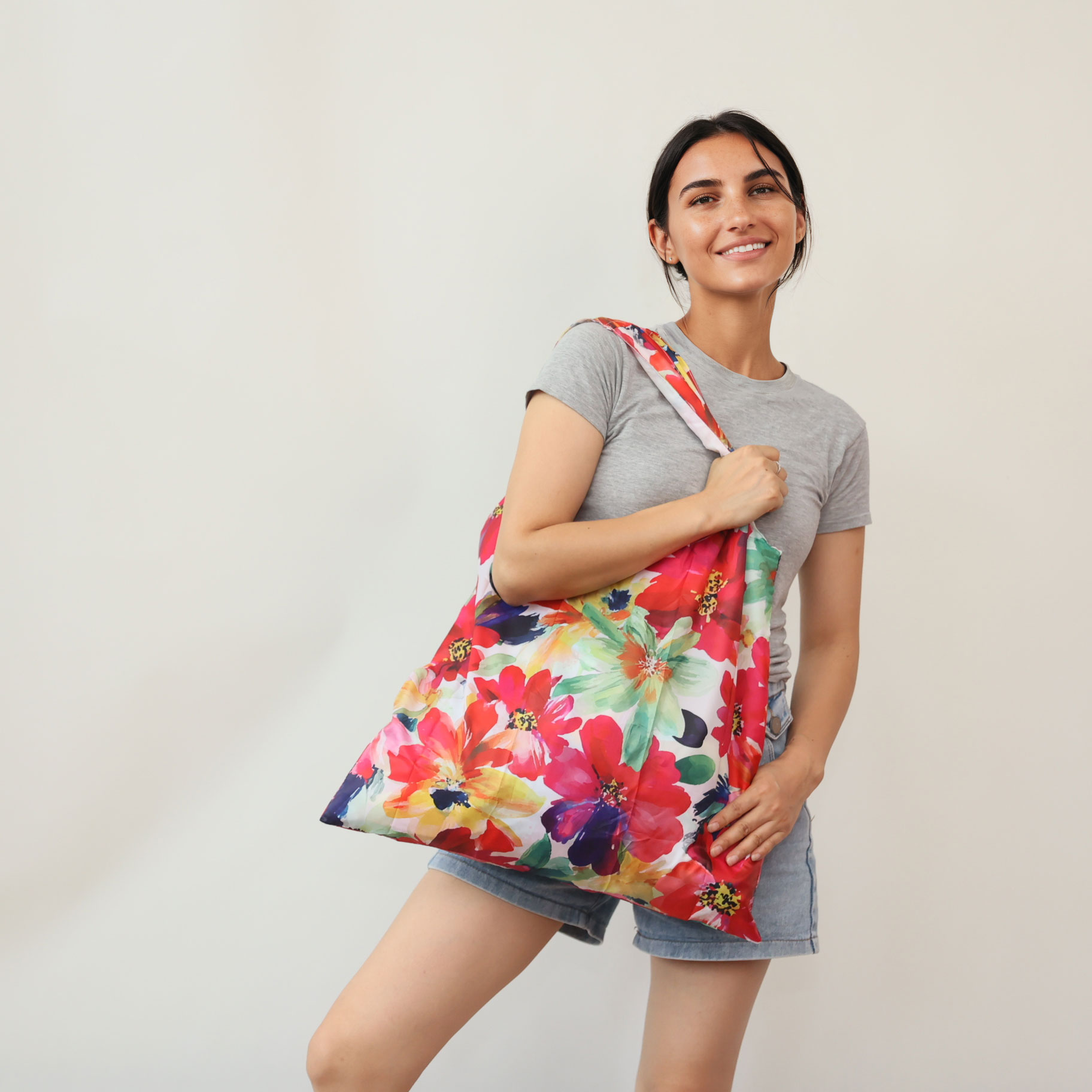 Bold Blossom Paradise Shopping Bags