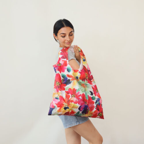 Bold Blossom Paradise Shopping Bags