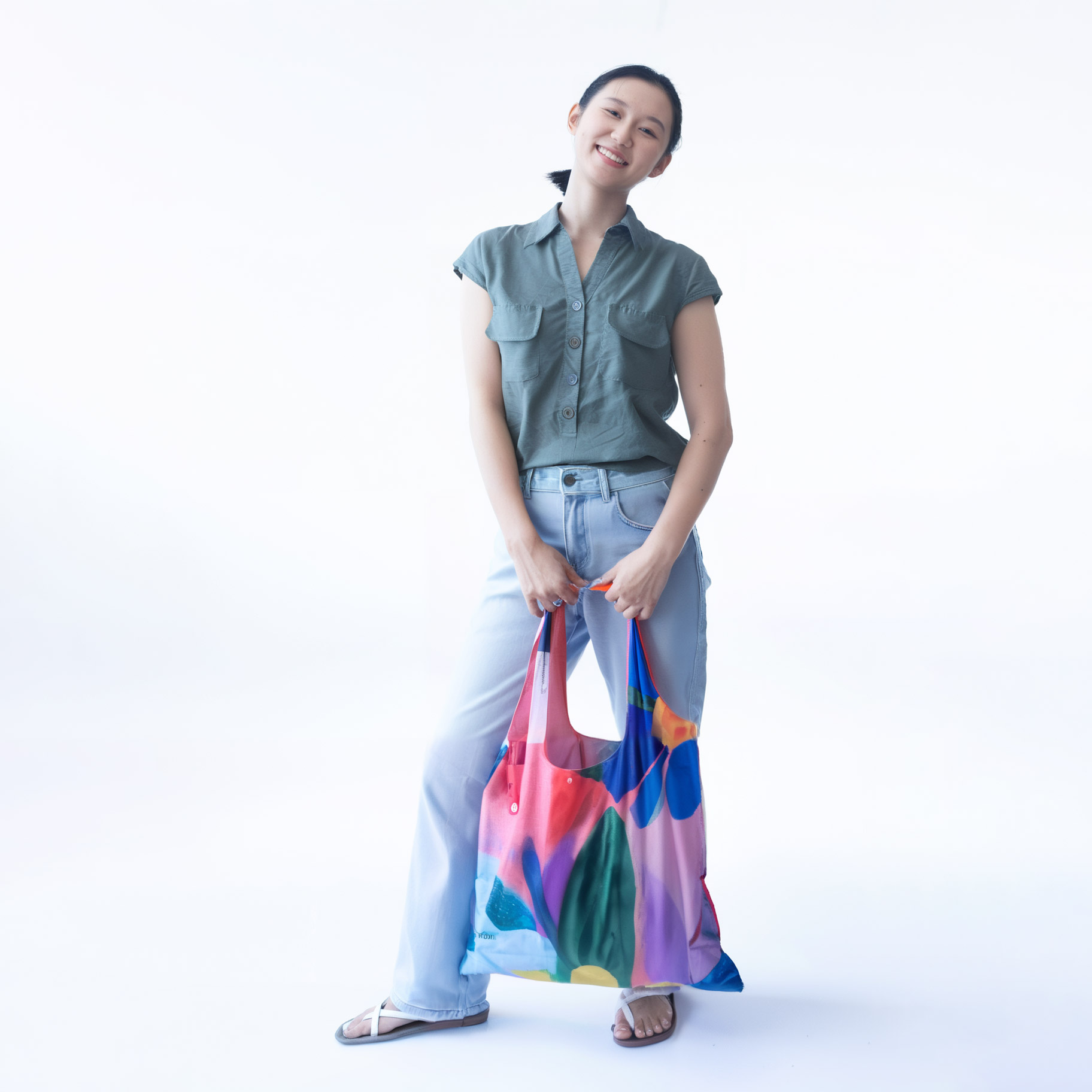 Floral Explosion Colorful Foldable Bags