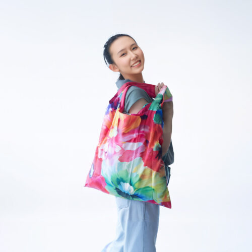 Lively Flower Dance Shopping Bags