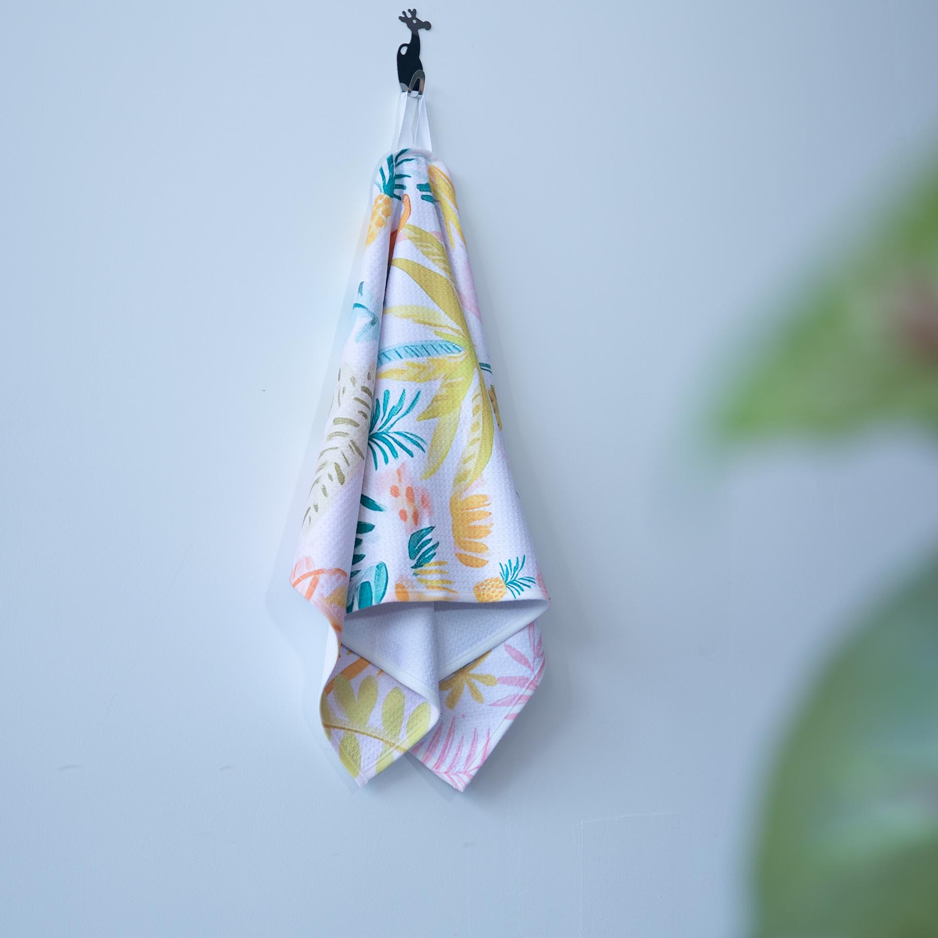 Tropical Pineapple Palm Tea Towels