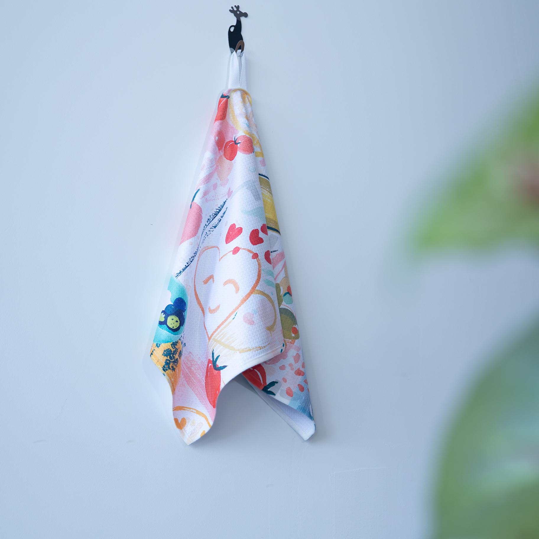 Colorful Culinary Collage Tea Towels