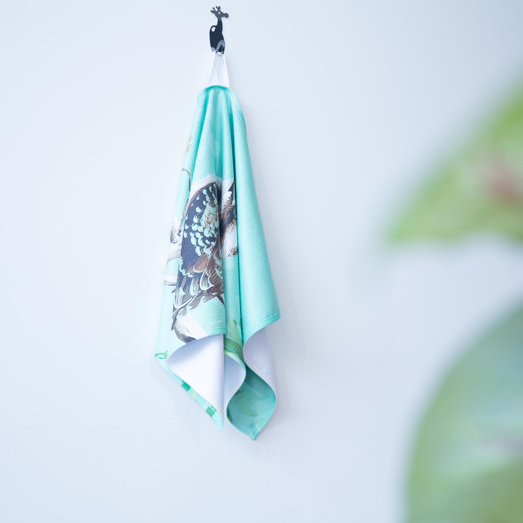 Tranquil Branch Bird Tea Towels