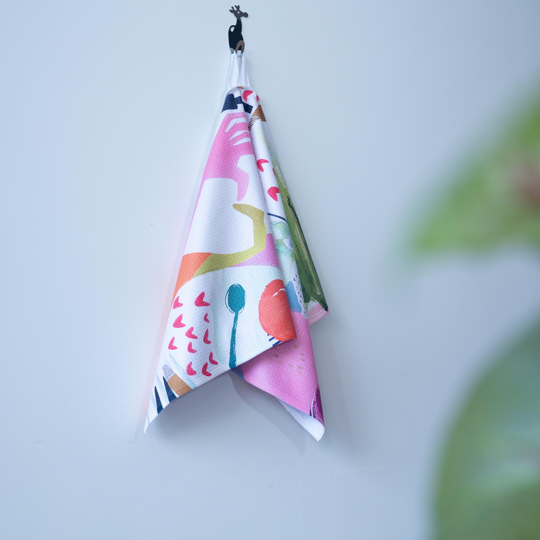 Hearty Veggie Collage Bar Towels