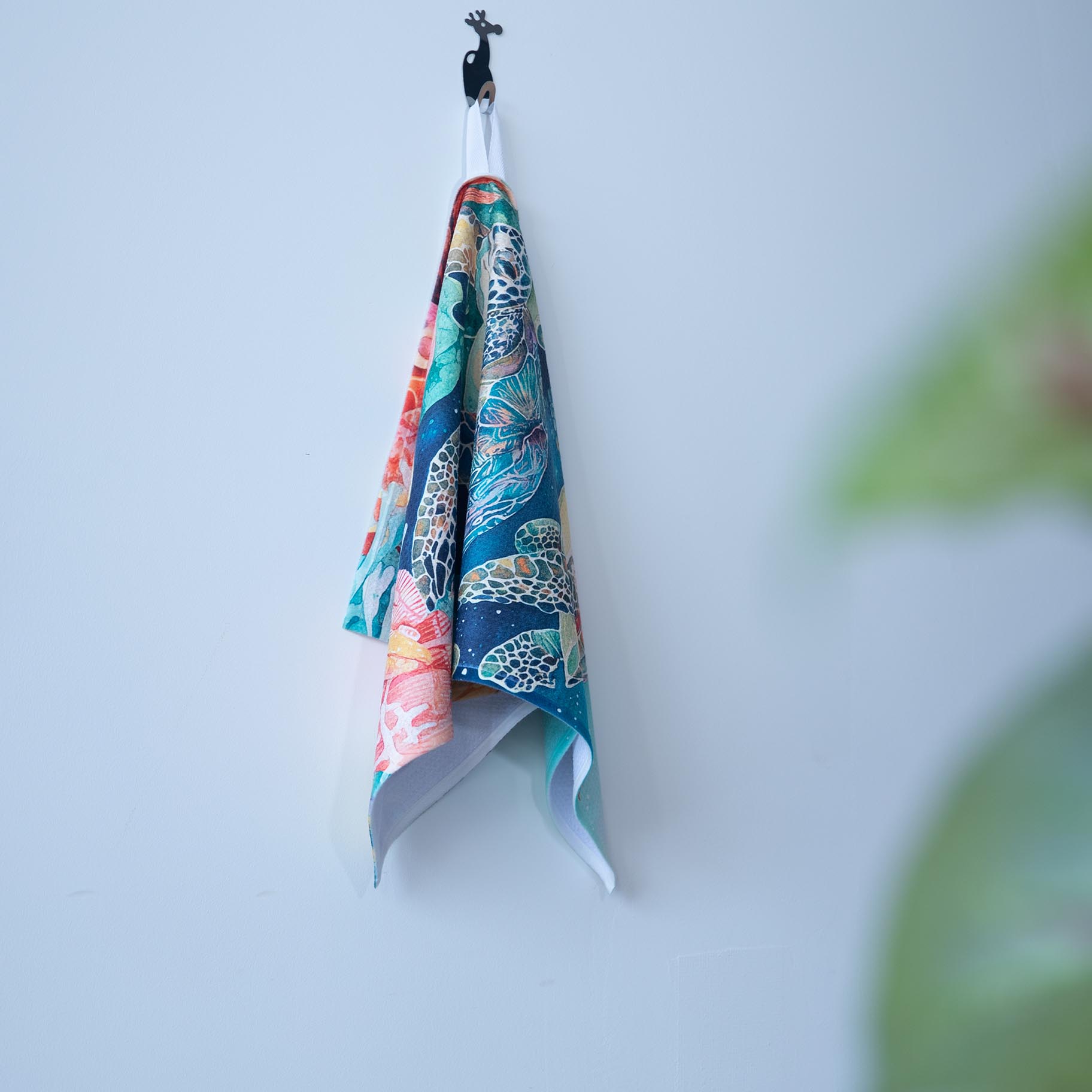 Oceanic Turtle Reef Adventure Tea Towels