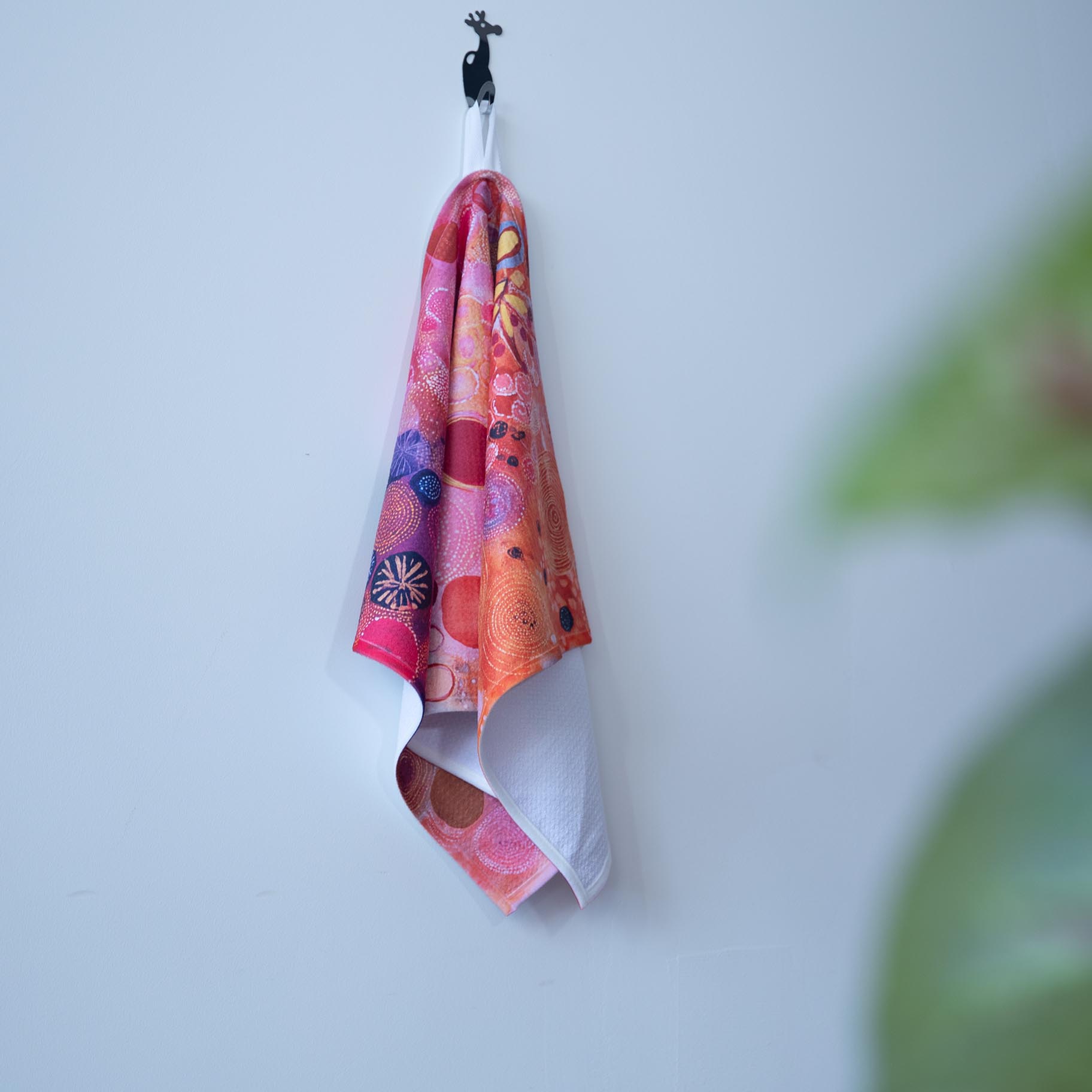 Abstract Circles Pastel Kitchen Towels