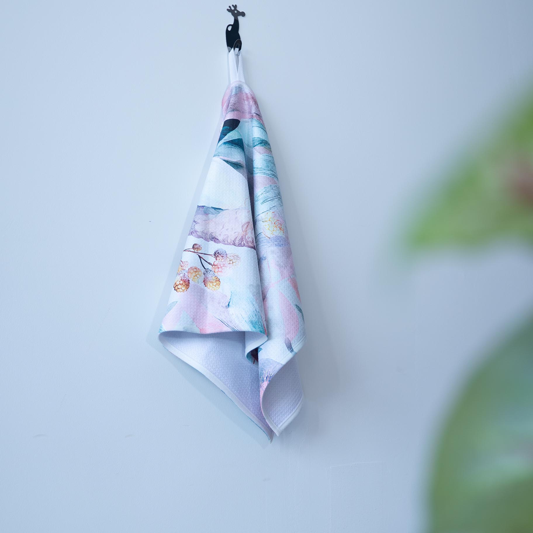 Cockatoo Pink Floral Tea Towels