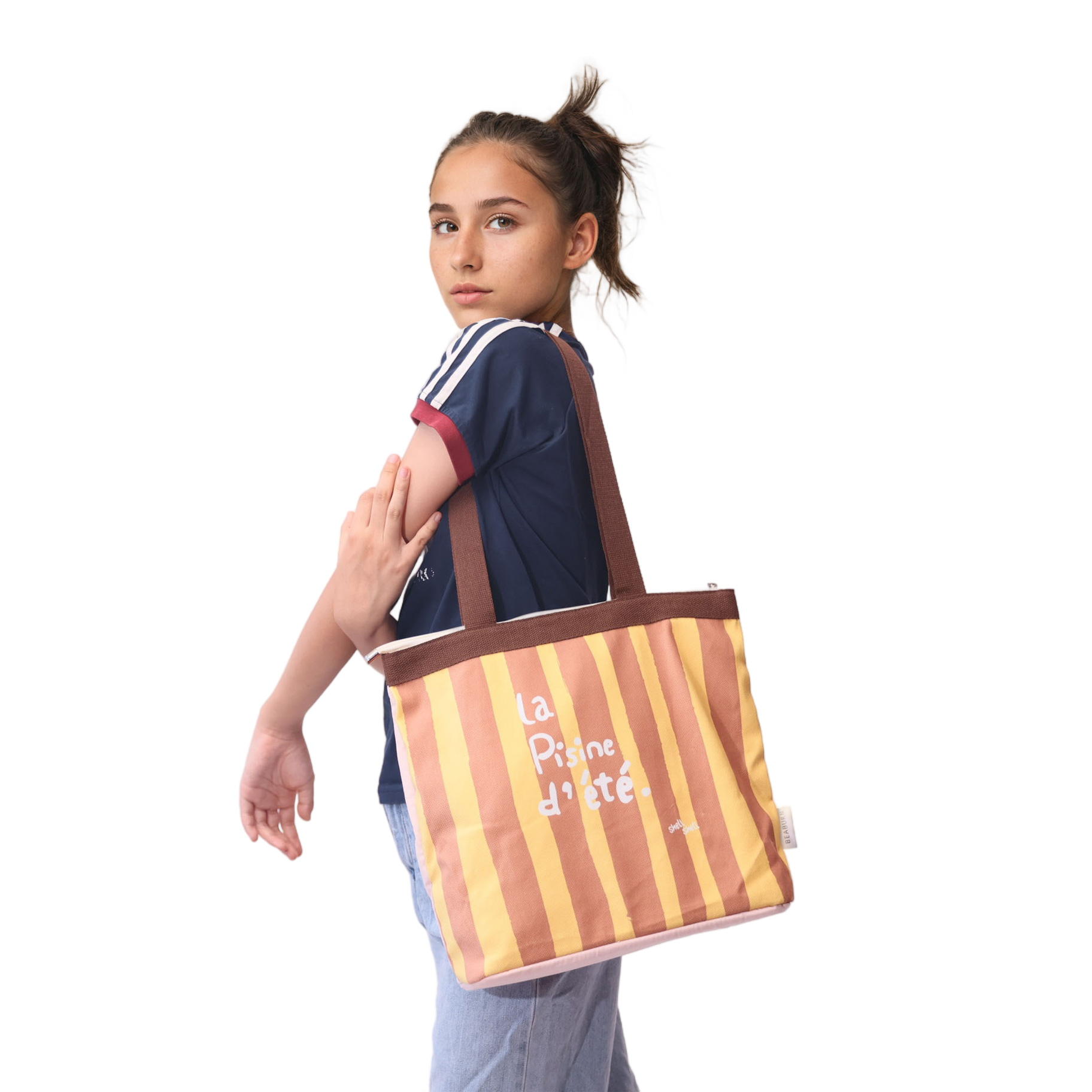 Striped Sunset Tote Bag