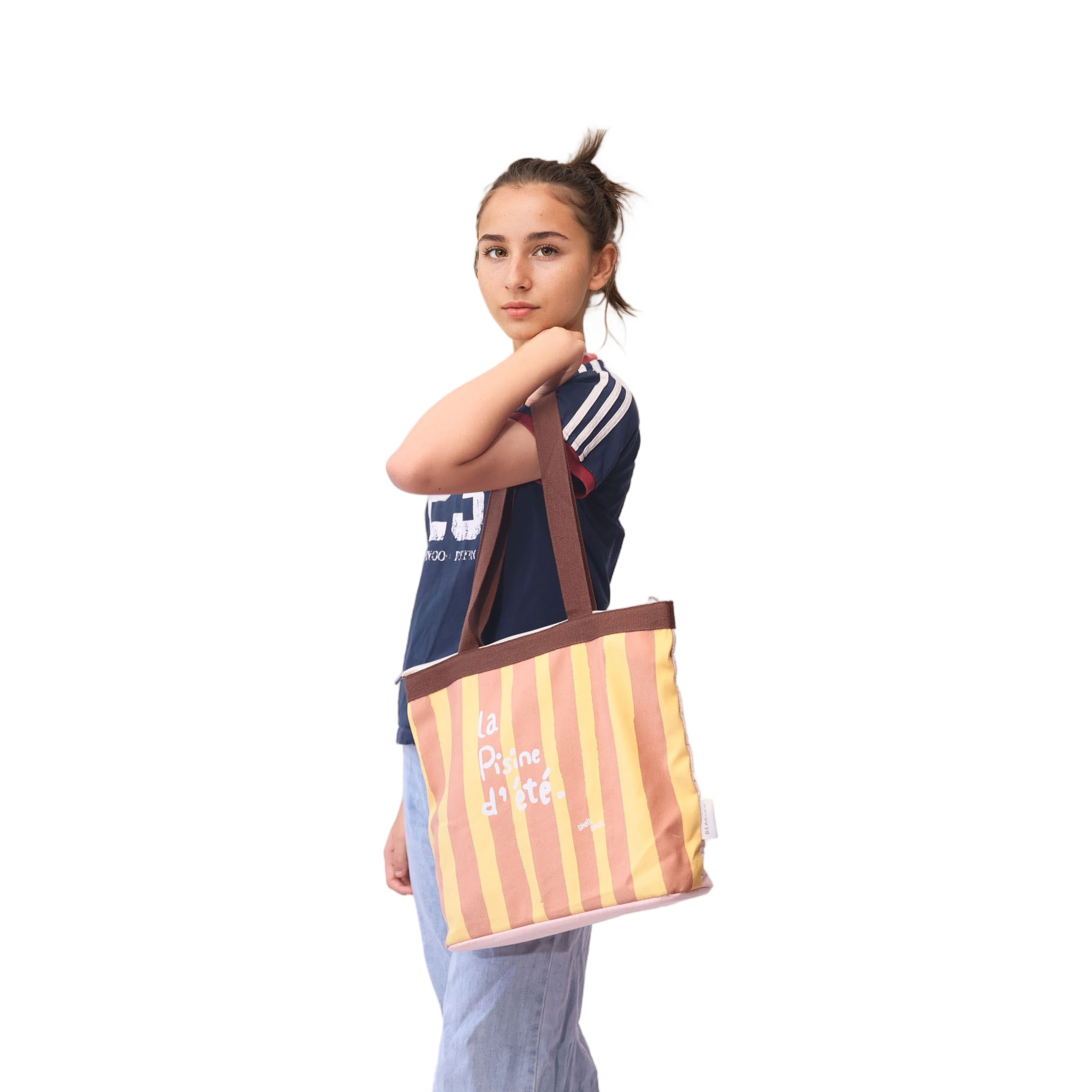 Striped Sunset Tote Bag