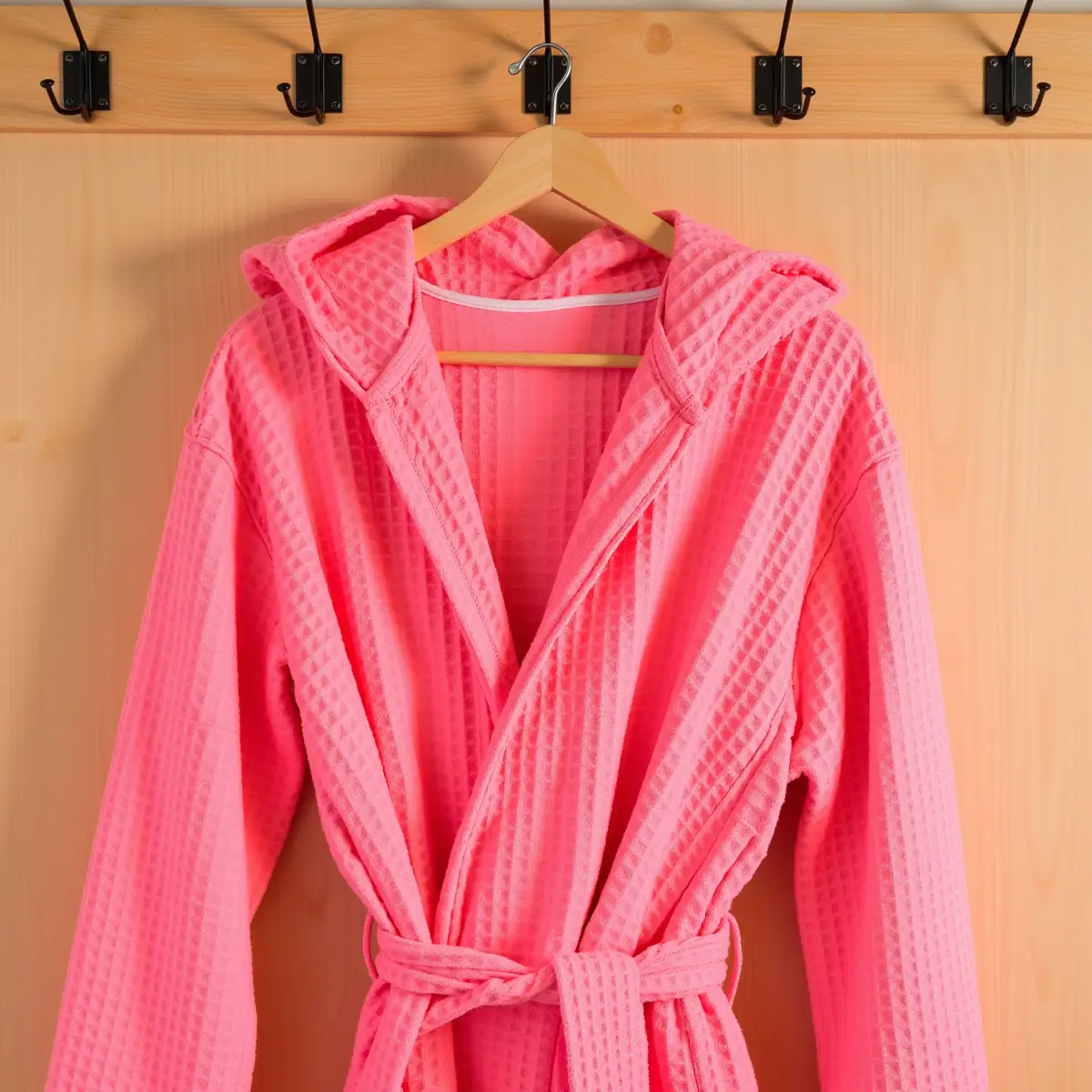 Blush Pink Waffle Bath Robes