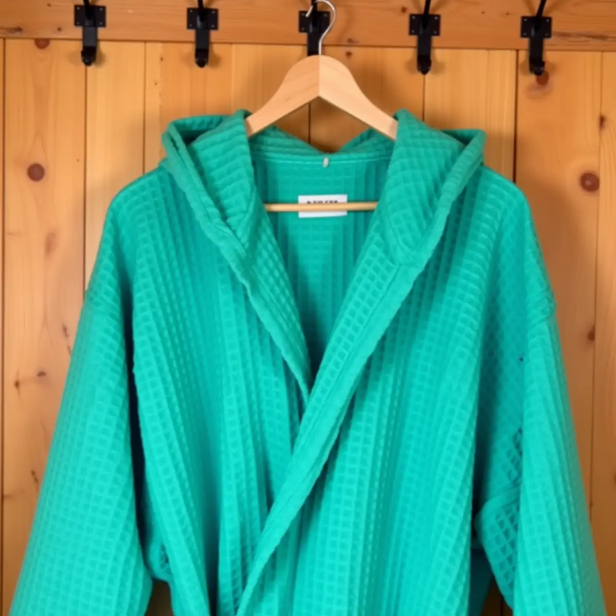 Fresh Mint Waffle Bath Robes