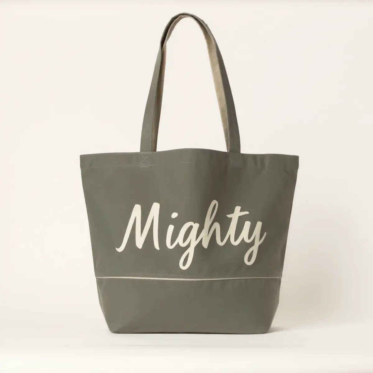 Vintage Olive Custom Canvas Tote