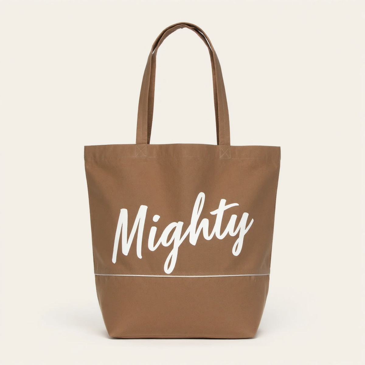 Classic Brown Monogram Custom Canvas Tote